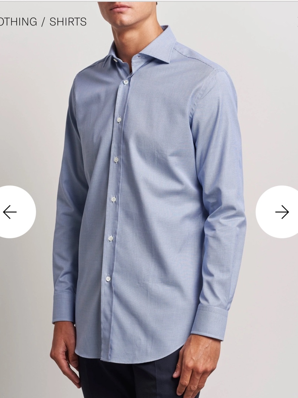 Brioni cotton Button Down shirt 39 / 15.5